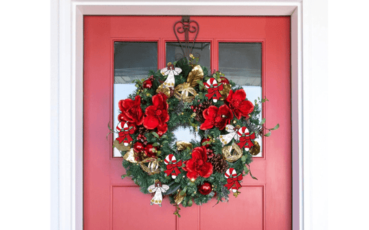 Christmas Wreath With Patches