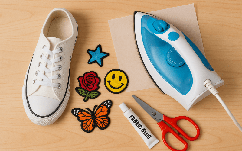 How to Customize Your Shoes with Embroidered Iron-On Patches