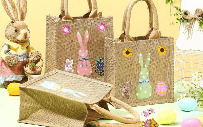 Easter Craft With Iron On Patches.