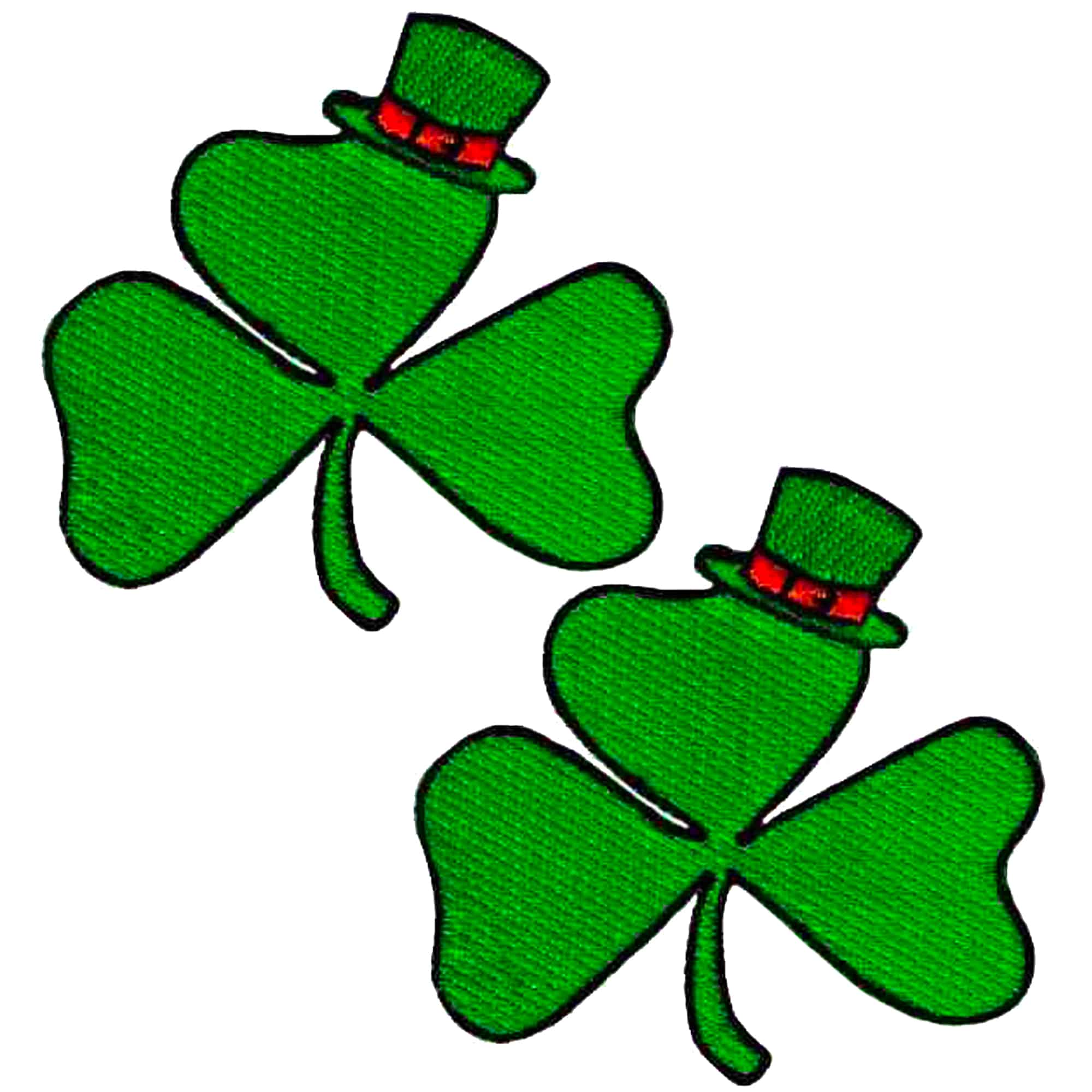 4 Leaf Clover Patch St Patrick Irish Iron On Embroidered 4 Leaf Clover Patch St Patrick Irish Iron On Embroidered