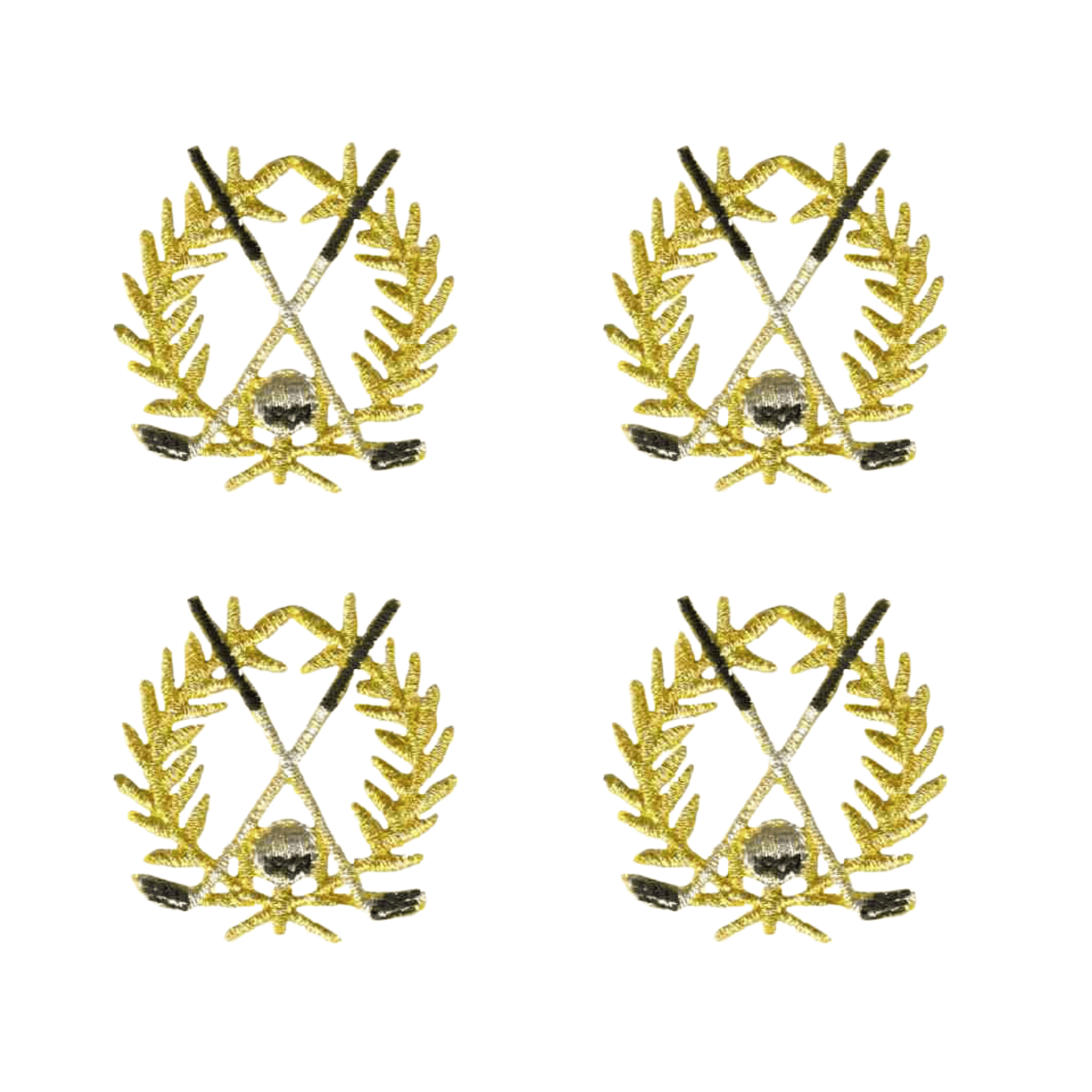 Gold Golf Crest