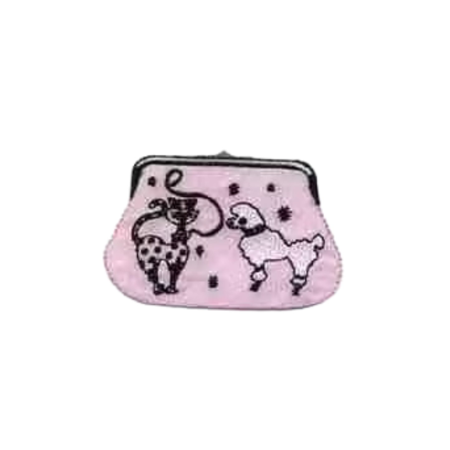 The LaughingLizards Kitty and Poodle Coin Purse (3-Pack) Iron On Patch features playful cat and dog designs with stars—ideal for fans of cute, decorative accessories.