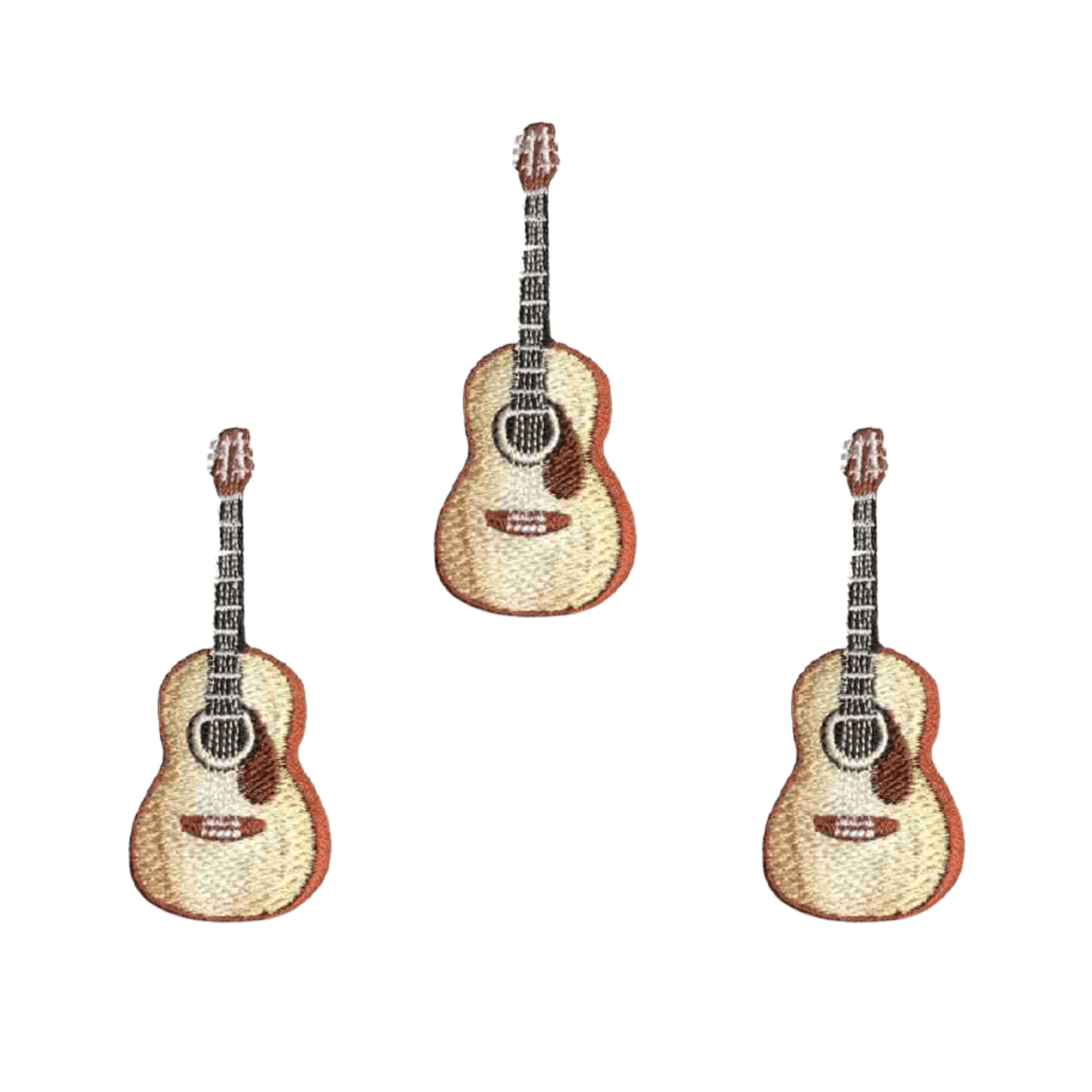 Acoustic Guitar Musical Instrument Iron On Patch