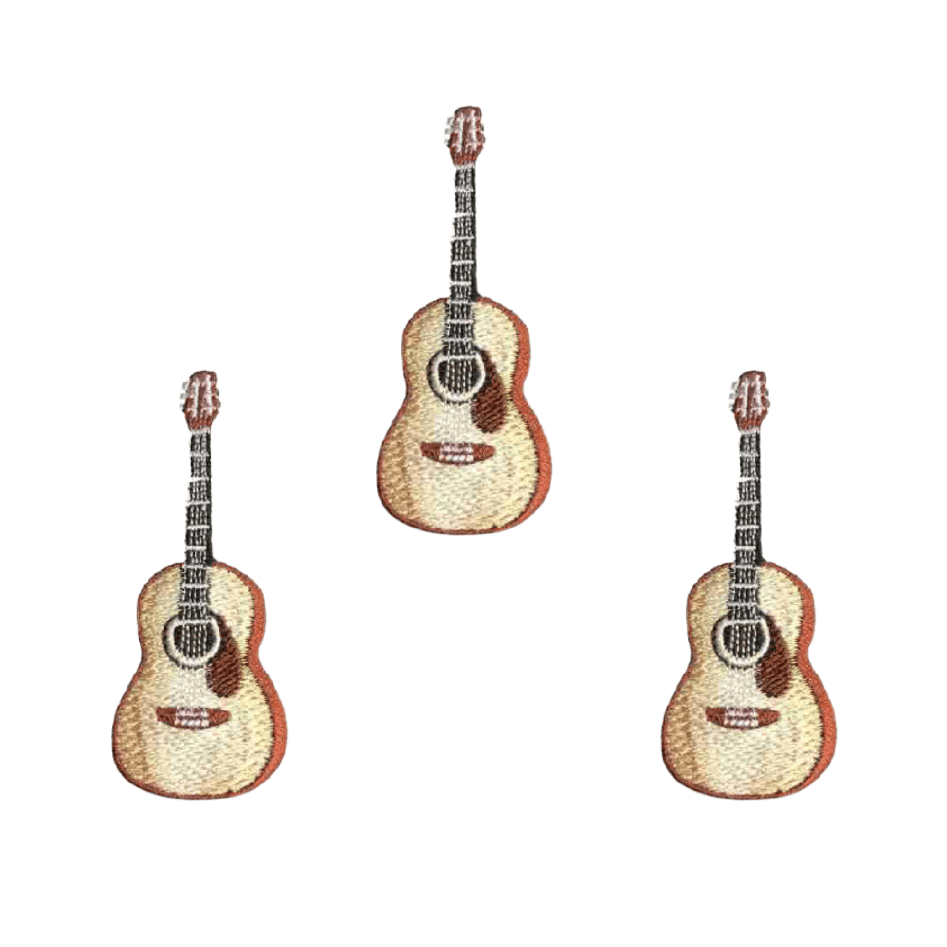 Acoustic Guitar Musical Instrument Iron On Patch