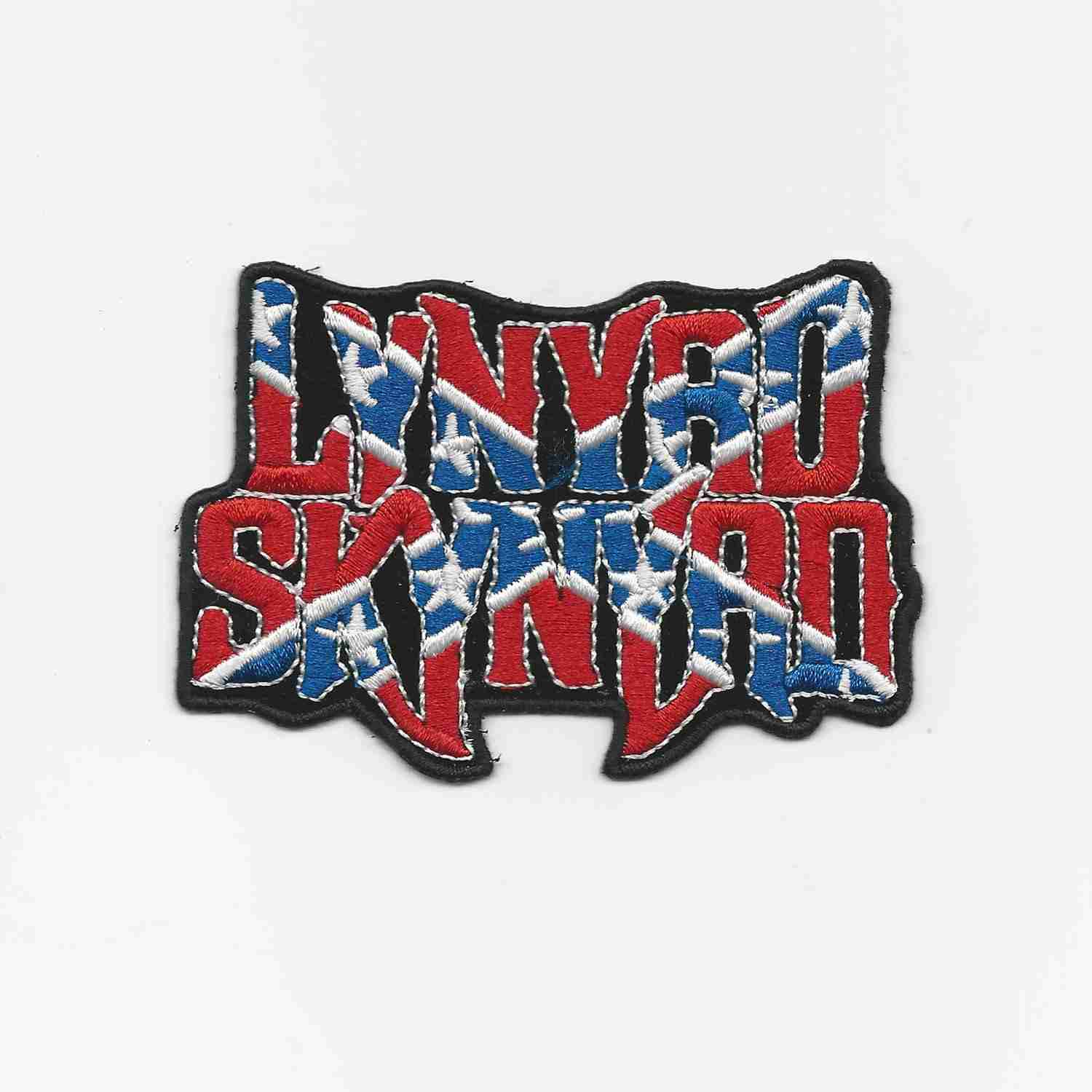 A Lynyrd Skynyrd Band Iron On Patch embroidered patch.