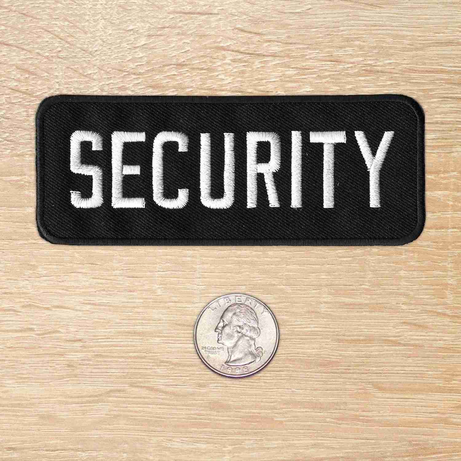 A security patch (2-Pack) with a dime next to it.