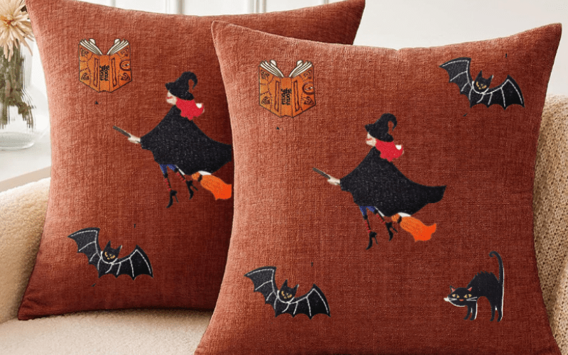 No-Sew Decorations with Halloween Iron On Patches