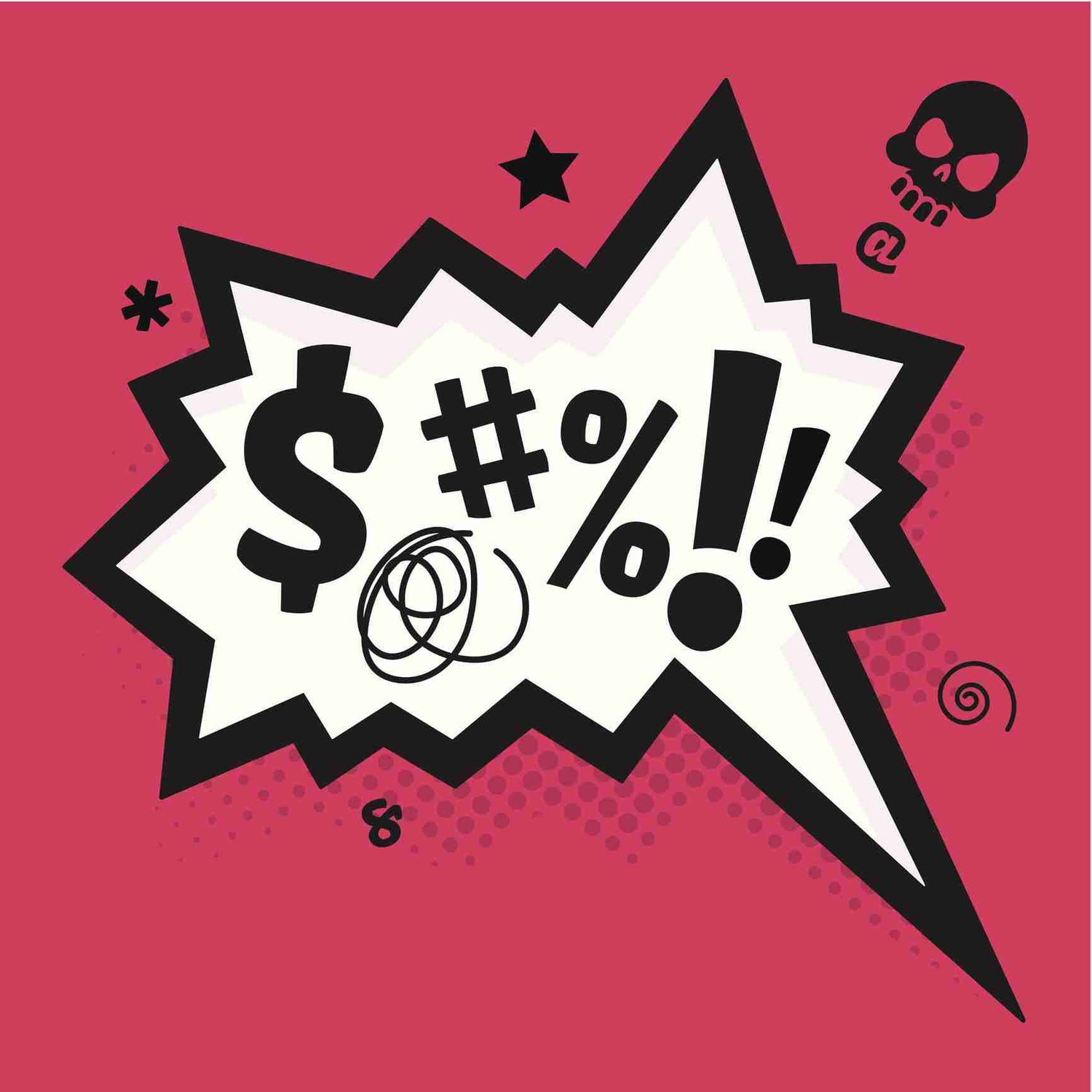 Foul Words, Expletives Patches Appliques