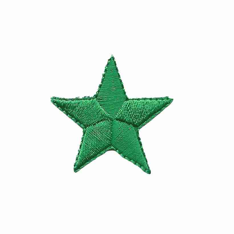 Greeen-Star-Patches-Iron-on-stars