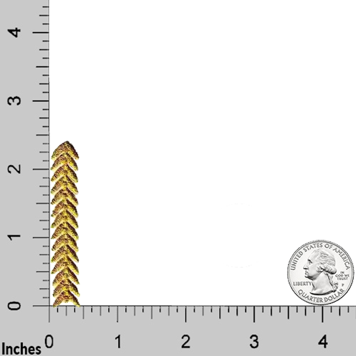 Gold Chevron Strip (3-Pack) Iron On Military Patch