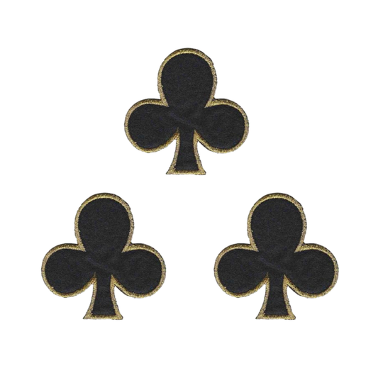 Club Card (3-Pack) Iron On Patch