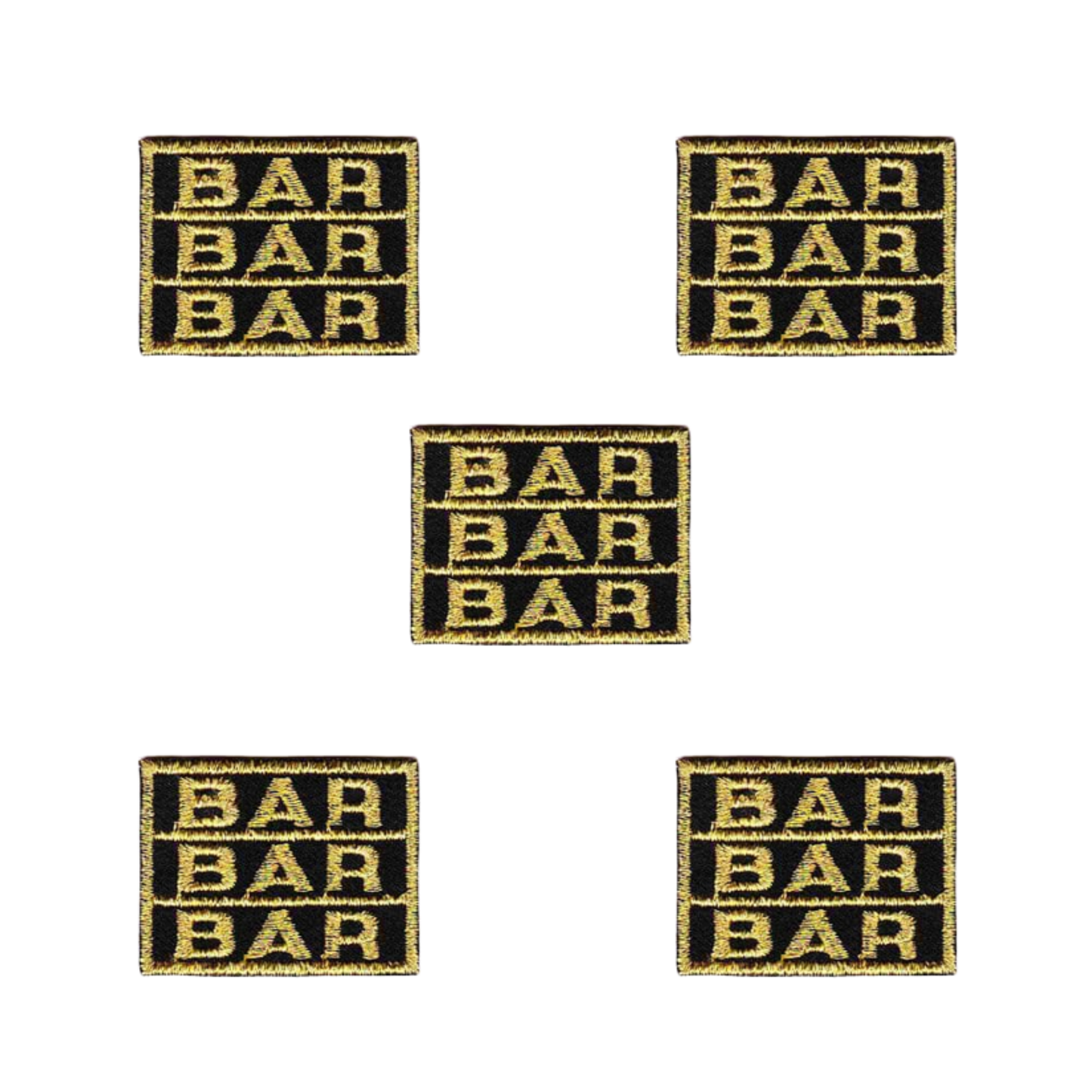 Bar Strip Gambling (5-Pack) Iron On Patch