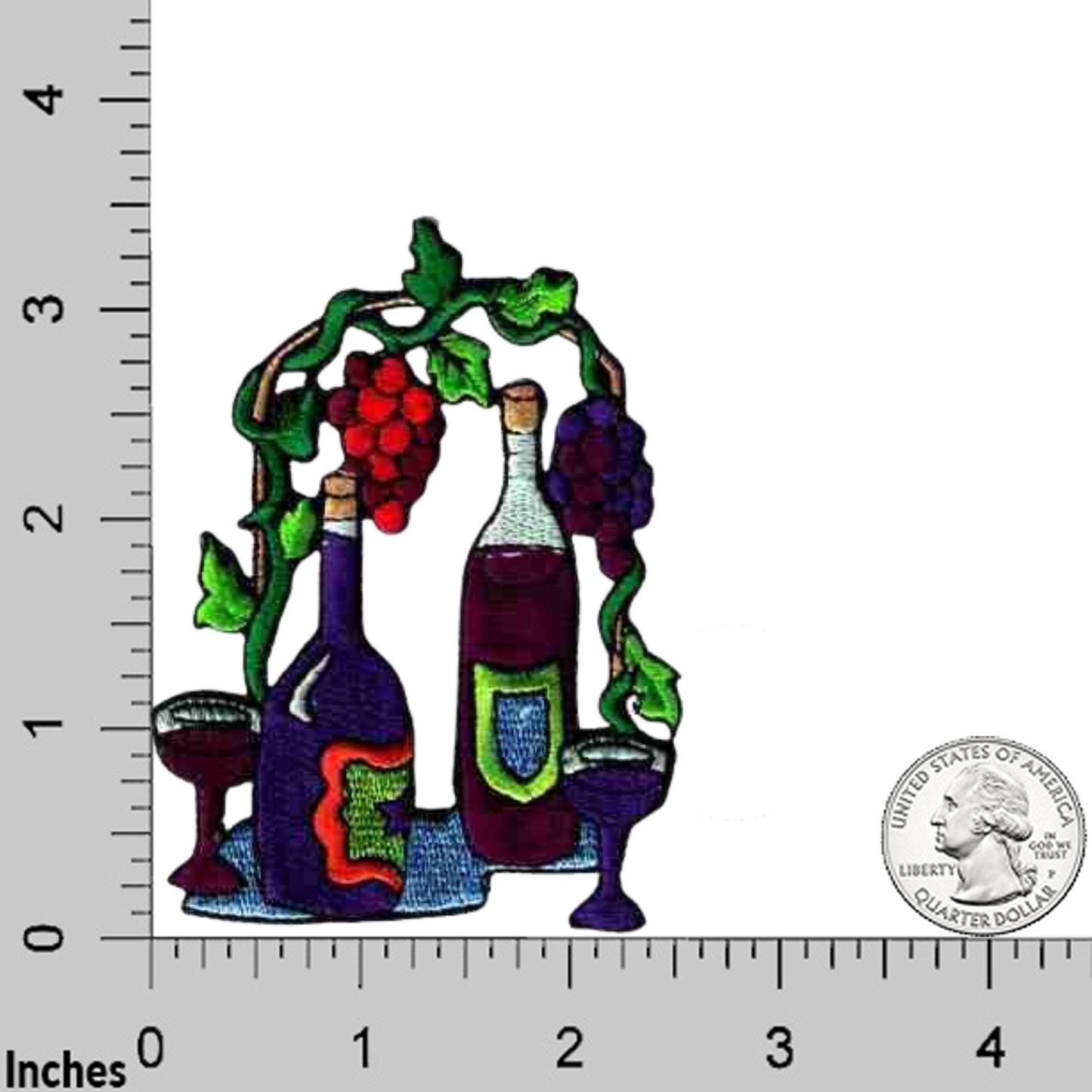 Wine Setting (2-Pack) Iron On Patch