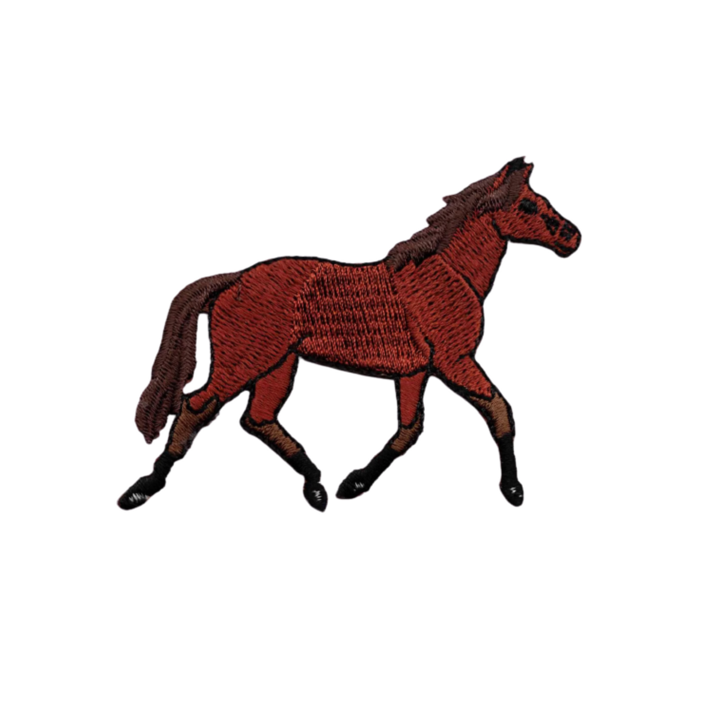 Trotting Equestrian Horse (3-Pack) Iron On Patch