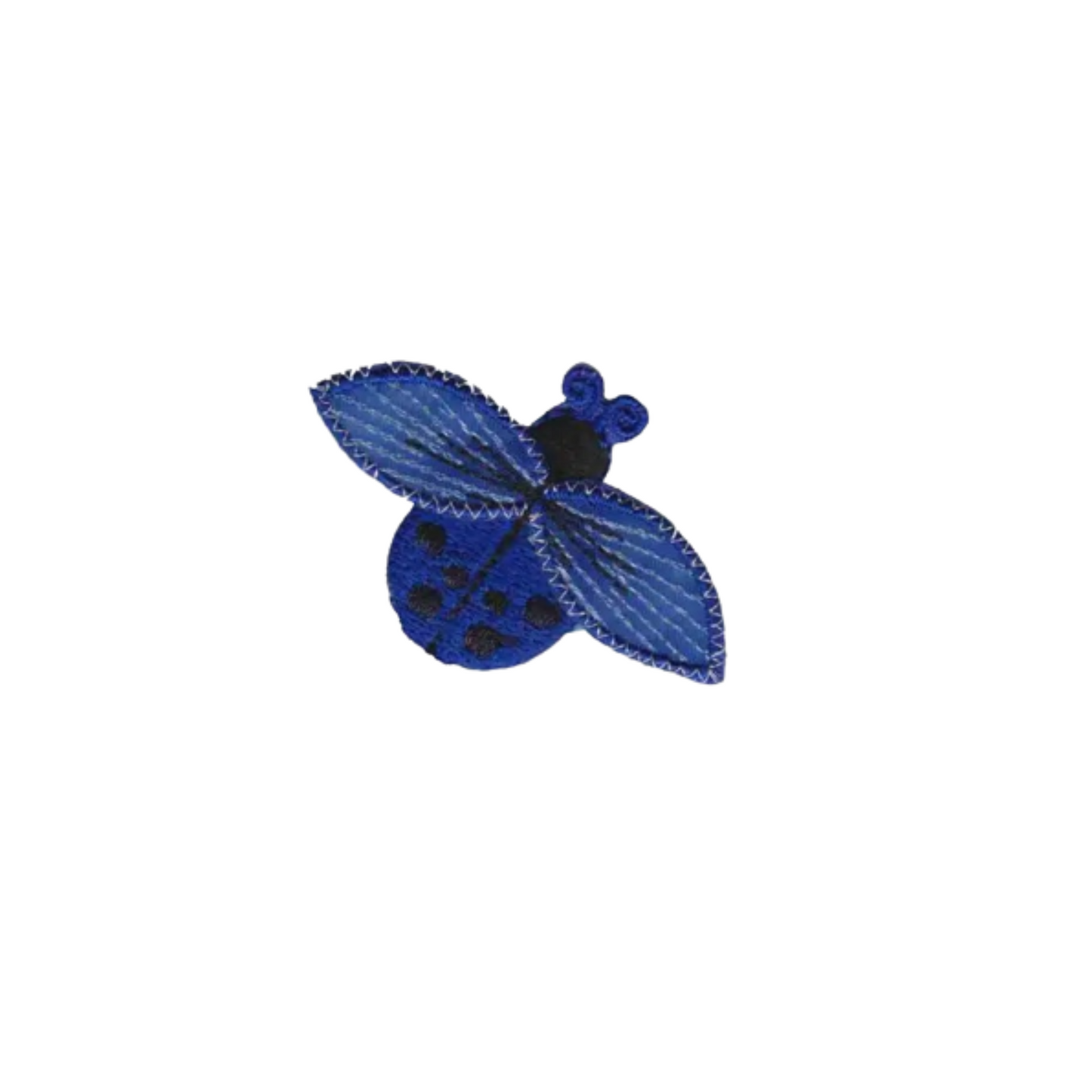 Small Ladybug in NAVY BLUE (3-Pack) Iron On Patch