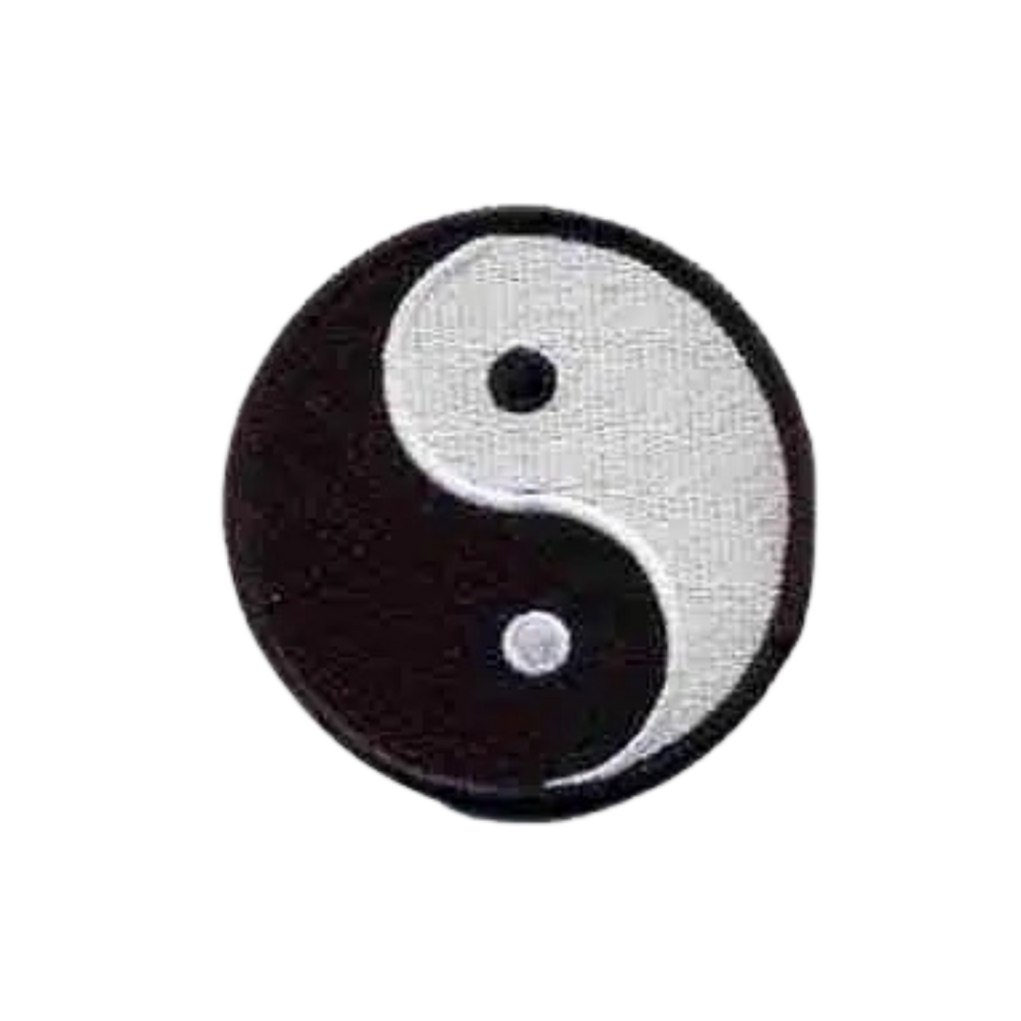 Yin Yang Black and White (3-Pack) Iron On Patch