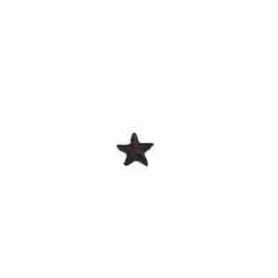 A .5 Inch Star Iron On Patch (10 Pack) on a white background.