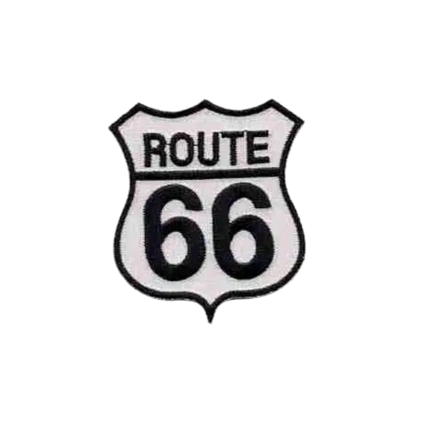 Route 66 Highway Sign (2-Pack) Iron On Patch