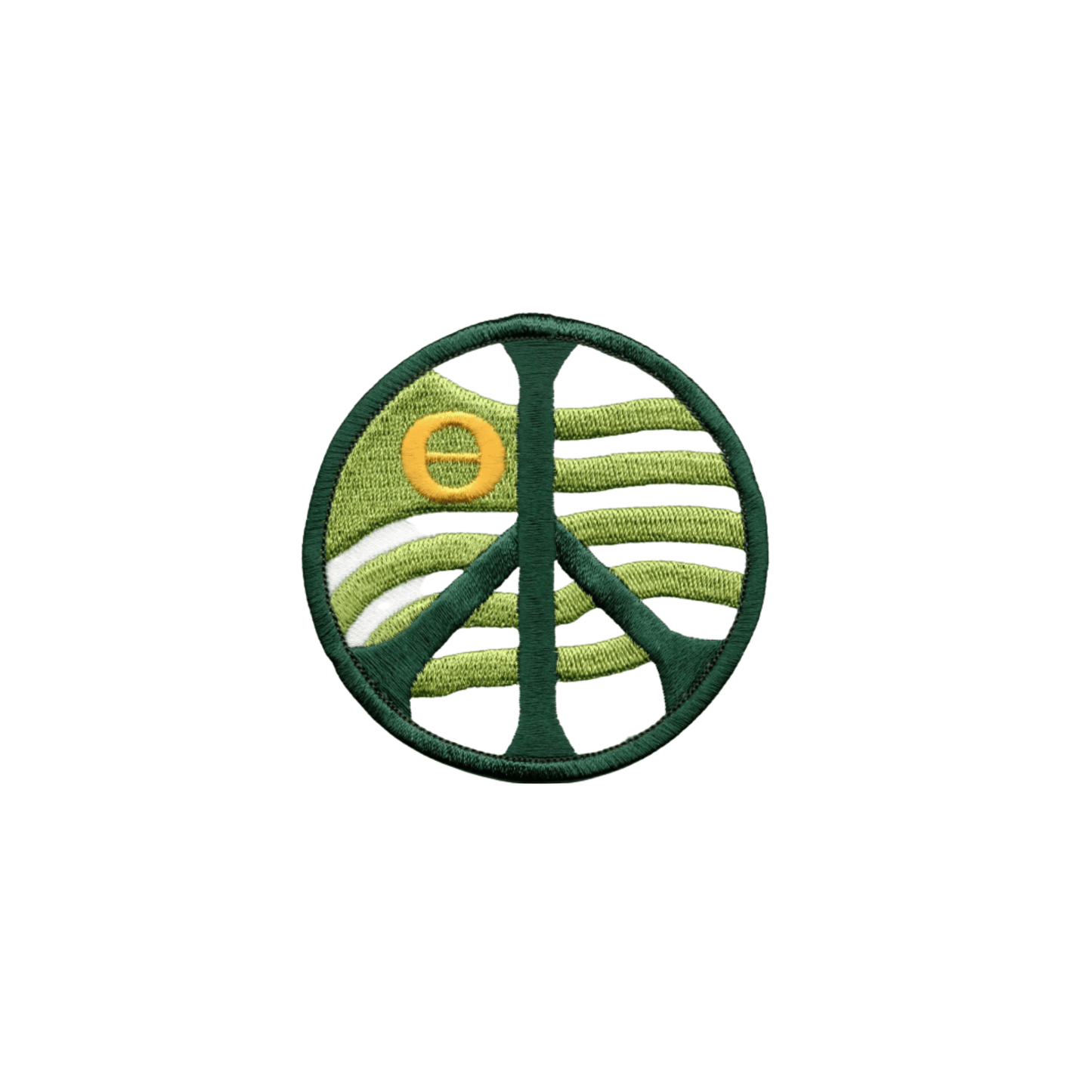 Ecology Peace Sign (2-Pack) Iron On Patch