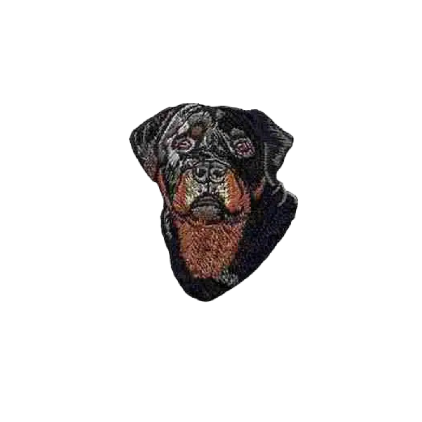 Rottweiler Dog Head (3-Pack) Iron On Patch