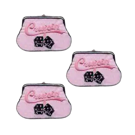 Coin Purse "Cruisin" (3-Pack) Iron On Patch