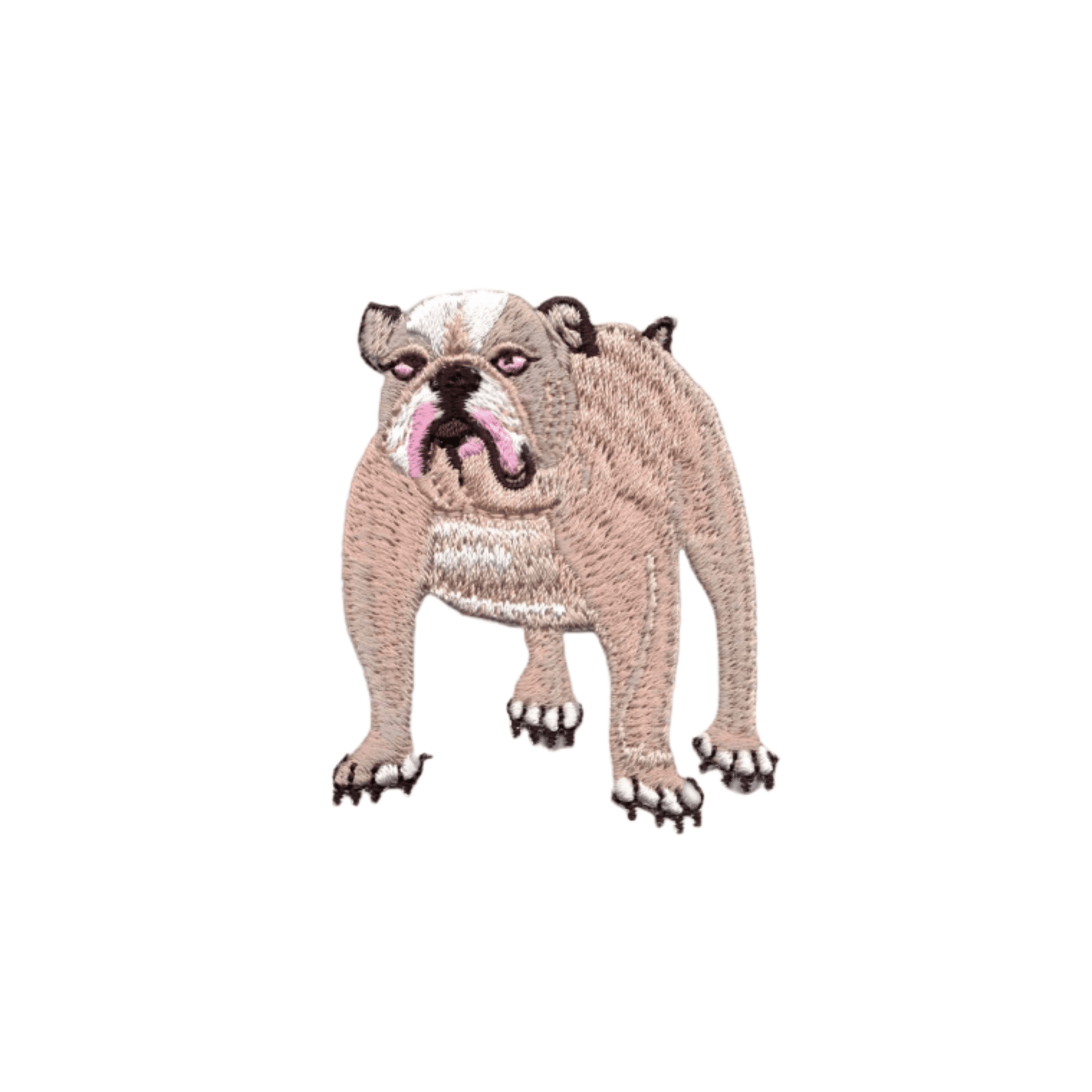 English Bulldog  Dog (2-Pack) Iron On Patch