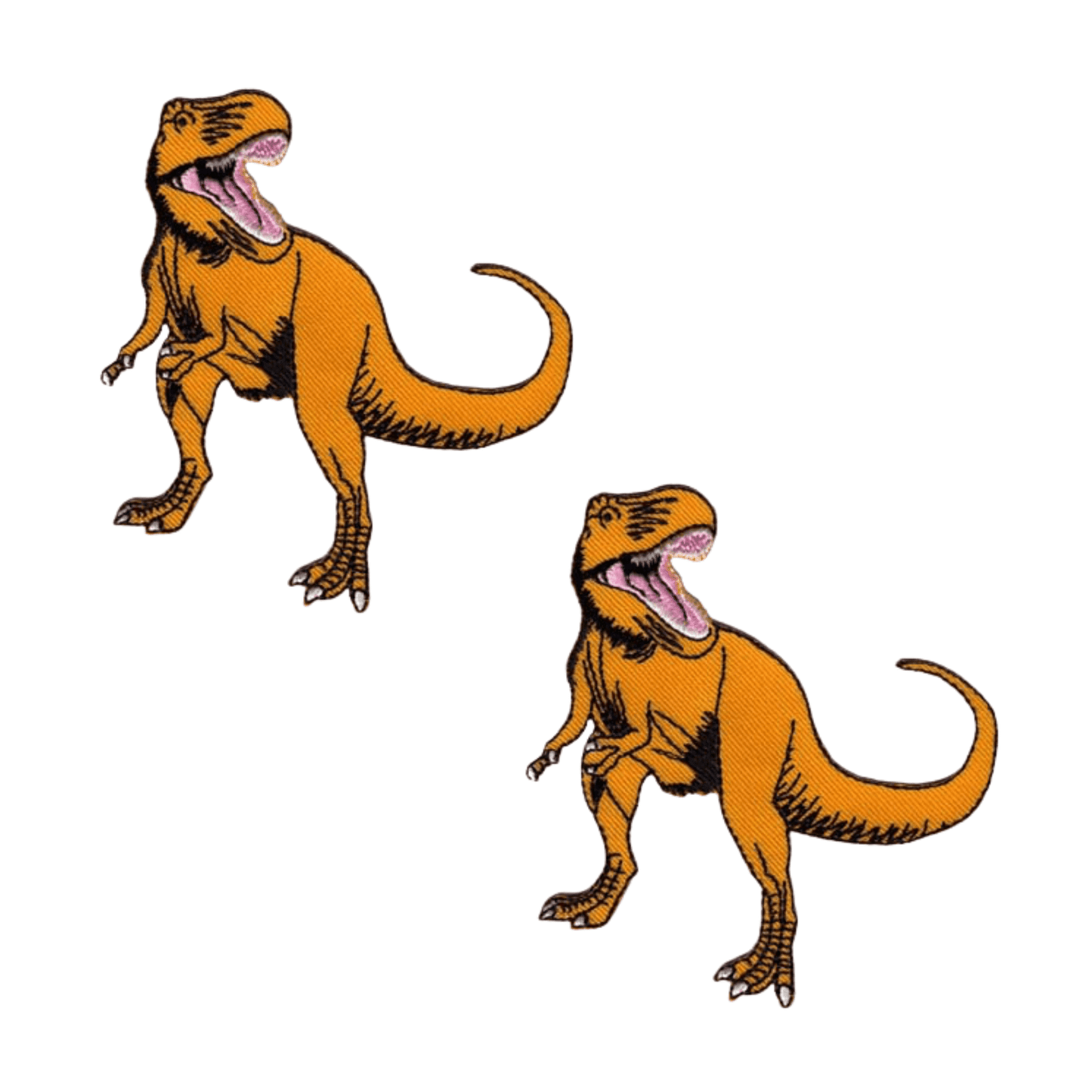 (2-Pack) T-Rex Dinosaur Children's Iron On Patch