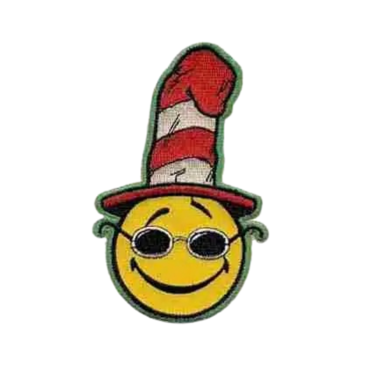 Happy Face Seuss (2-Pack) Iron on Patch