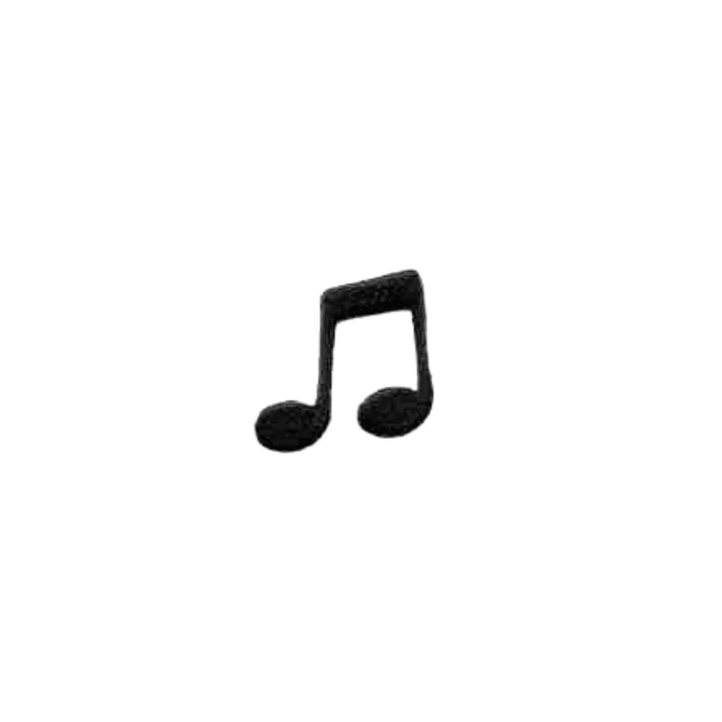 A Musical Note Patches (10-Pack) Music Embroidered Iron On Patch Appliques - Small on a white background.