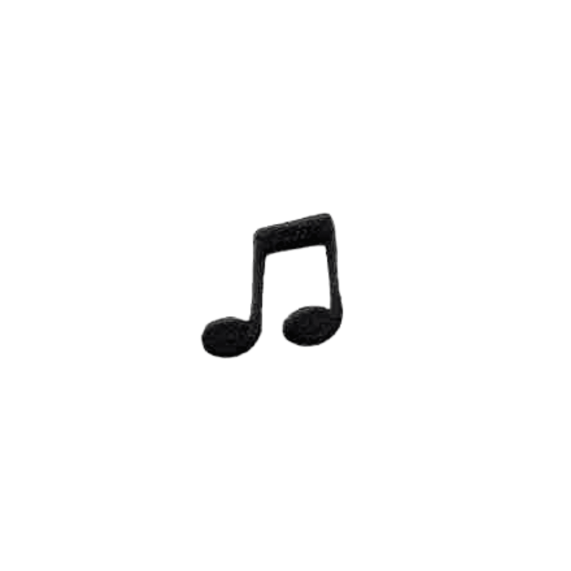 A Musical Note Patches (10-Pack) Music Embroidered Iron On Patch Appliques - Small on a white background.