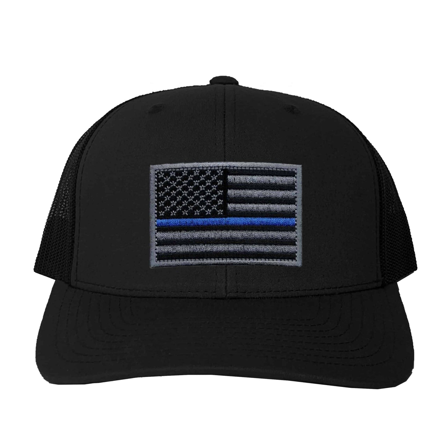 The USA Flag Patches (2-Pack) American Flag Embroidered Iron On Patch Appliques trucker hat.