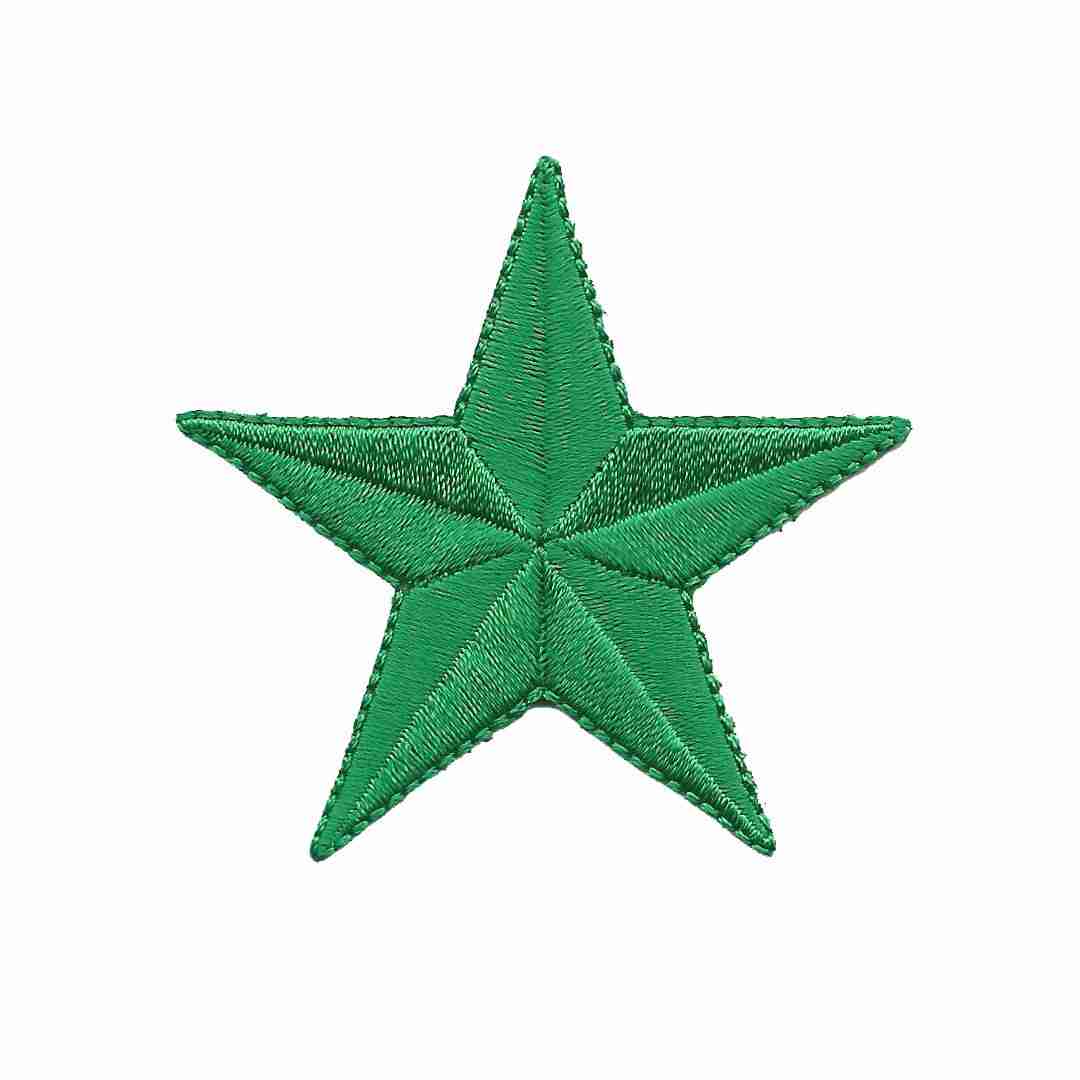 green-star-patches-iron-on-stars