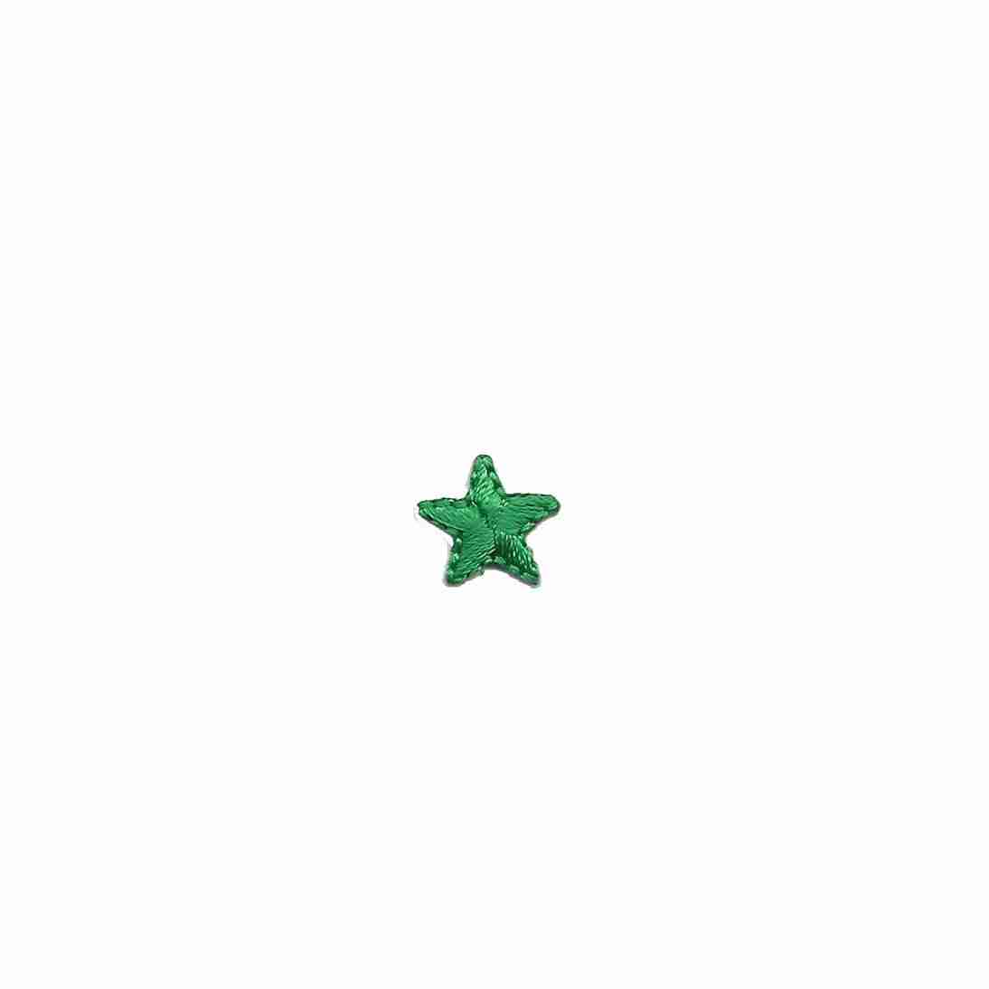 .5 Inch Star Patches in GREEN Iron On Patch
