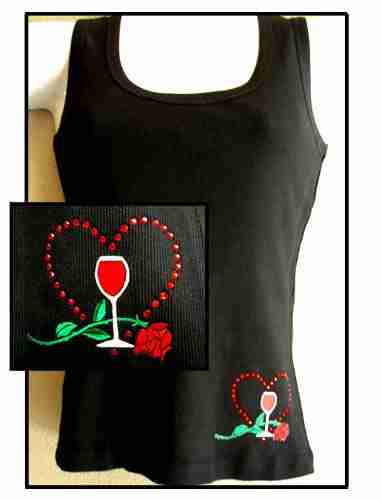 product c l cl 6044 heart wine rose l