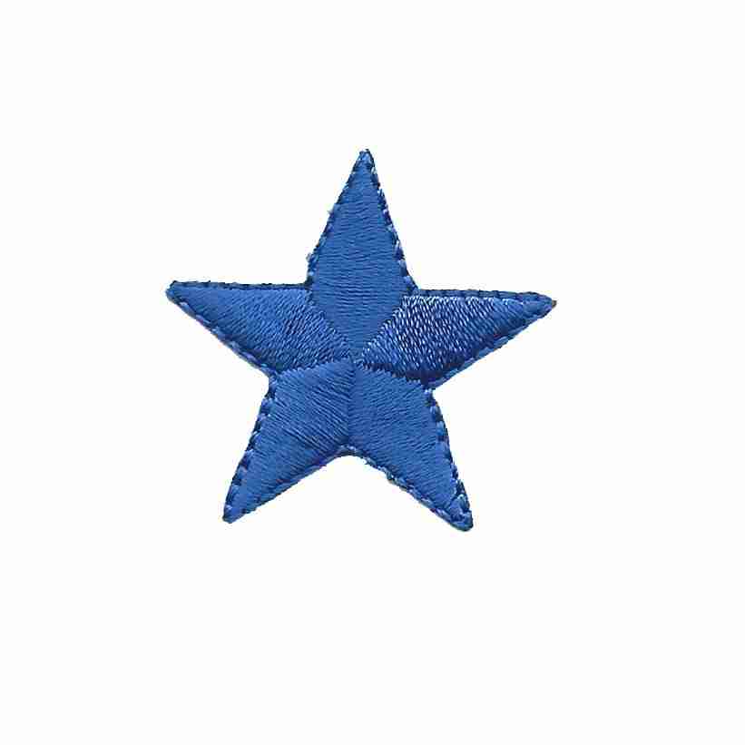 1.5 Inch Star  Iron On Patch (10 Pack)
